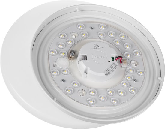 Maclean MCE347 - Plafondlamp met Bewegingssensor - 12W 950lm 4000K IP44