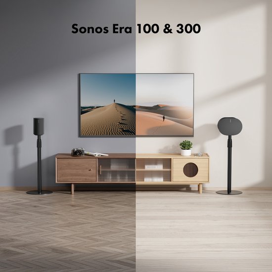 Maclean - 2x Speaker stands - vloerbevestiging, Sonos Era 100 & 300, MC-496
