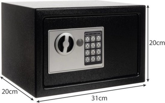 Malatec Elektronische Kluis met Sleutel - Veiligheid en Betrouwbaarheid voor Uw Waardevolle Spullen