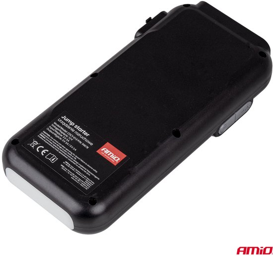 AMiO Portable 3-in-1 Jump Starter LED Powerbank – 12V 12Ah – 1600A – Compact en Krachtig