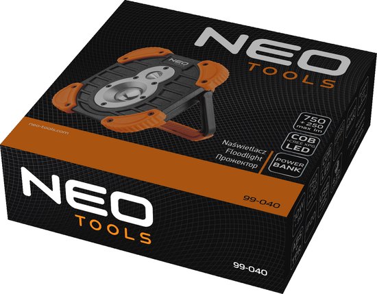 NEO 99-040 Werklamp 1000lm, CREE XPG LED op Accu