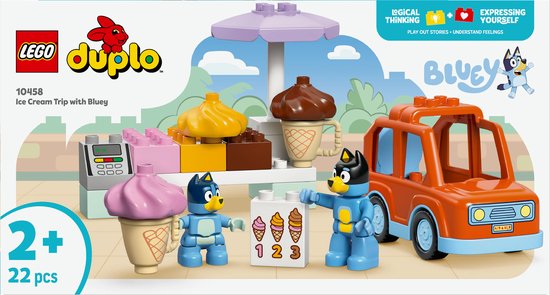 LEGO® DUPLO® Bluey Een IJsje Halen met Bluey - 10458