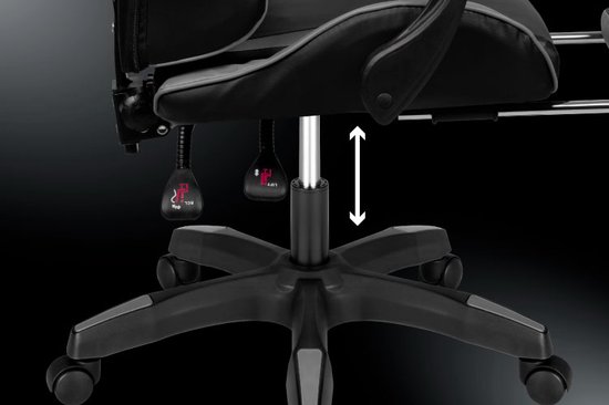 Krüger&Matz KM0790GREEN - Warrior GX-150 gaming stoel, groen-zwart