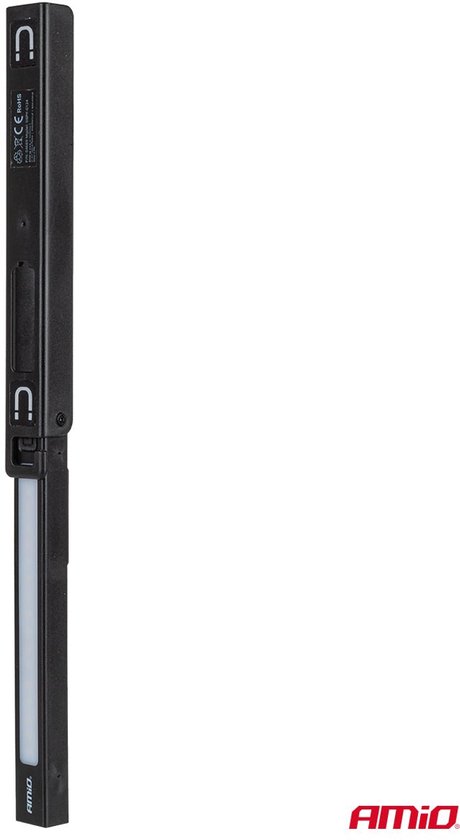 AMiO LED Inspectielampen Set 10x XTE+SMD 600mAh met Compact Ontwerp - USB Oplaadbaar en Multi-Lichtmodi - Voor Werkplaats Shop en Noodsituaties