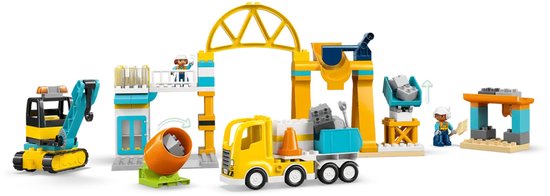 LEGO Duplo Town 10476 - Bouwplaats - Meisjes en Jongens - Multicolor