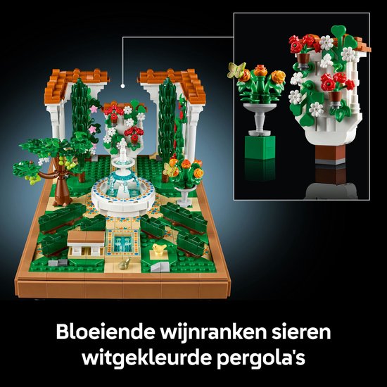 LEGO Icons Tuin met fontein - 10359