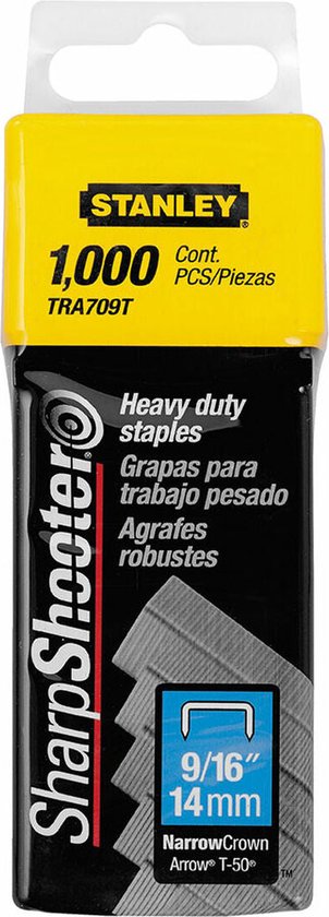 STANLEY - Nieten 14mm Type G - 1000 Stuks