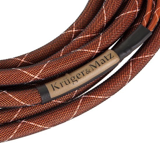 Krüger&Matz KM0335 Serie - Luidsprekerkabel - 5m - Koperen Kern - Bananenstekkers