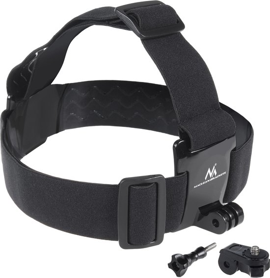 Maclean MC-448 - Sporthoofdband / telefoonhouder - Draaibaar voor mobiele telefoon en camera / Universeel- Zwart