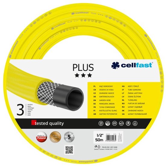 Tuinslang Cellfast Plus 1/2 "50 m drielaags slang