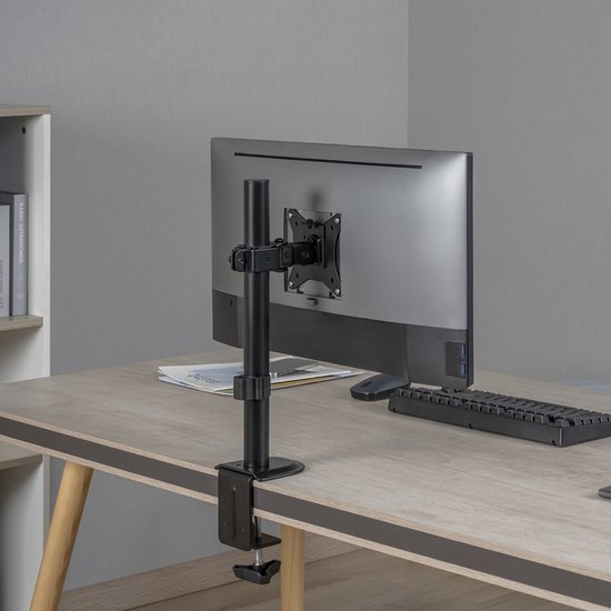 Maclean - Bureausteun Monitorbeugel voor LCD-monitor 17-32" tot 9kg- VESA 75x75 en 100x100