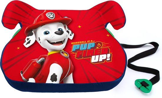 Nickelodeon Paw Patrol Marshall Zitverhoger Auto 15-36 Kg Rood