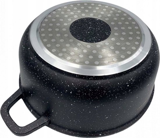 Kinghoff 1606 - Braadpannen set - 6 delig - marmeren coating
