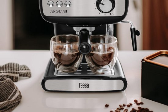 Teesa TSA4009 - Espressomachine AROMA 400, melkopschuimer, 850 Watt