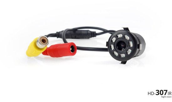 AMiO Parkeerhulpsysteem TFT02 4,3 inch LCD Beeldscherm - HD307IR Camera en 4 Zilveren Sensoren voor Auto
