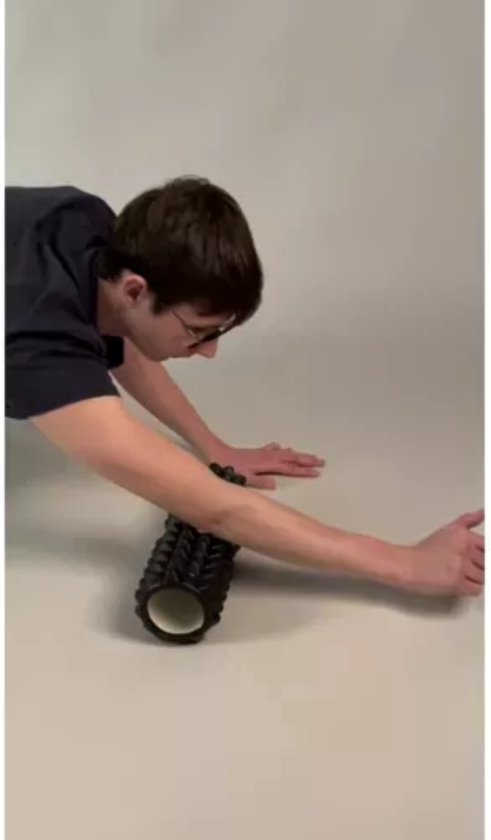 Trizand Yoga Roller - Zwart - Ideaal voor Spierontspanning en Zelfmassage