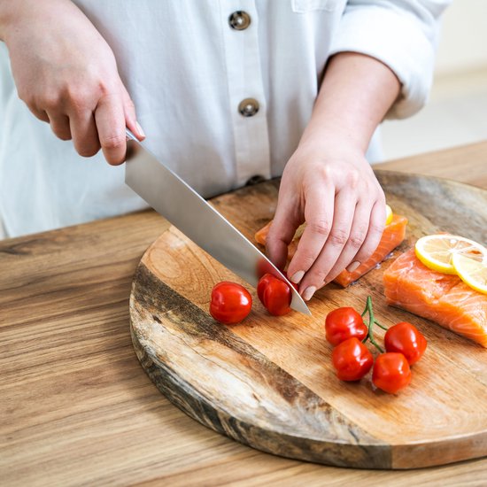 Teesa - Chefmes - Roestvrij Staal - 33 cm - Ergonomische Handgreep - Duurzaam