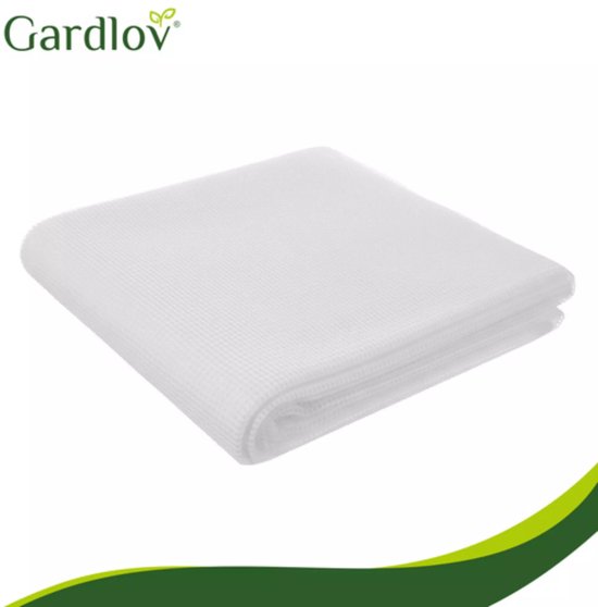 Gardlov Beschermnet 3 x 6 m wit HDPE fijn gaas tegen insecten en vogels voor moestuin