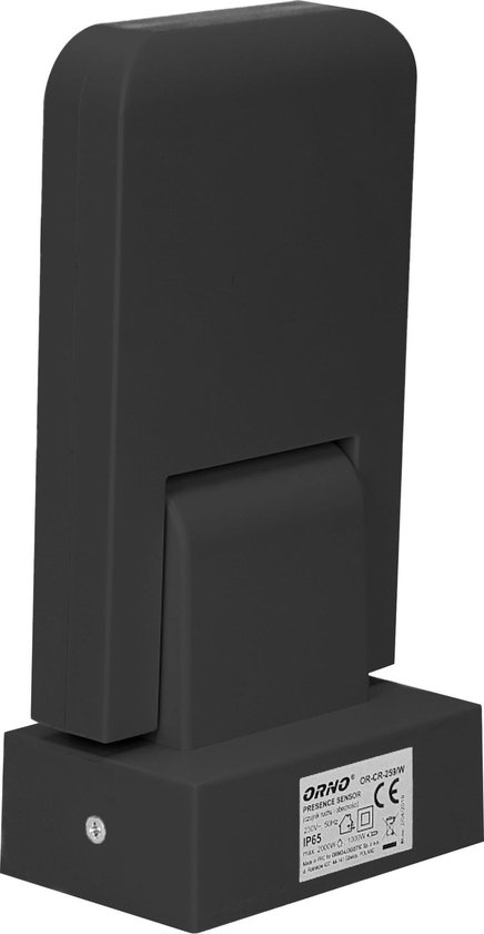 Bewegingsmelder met Schemerschakelaar – IP65 – 360° Detectie – Bewegingssensor 20m Bereik - Zwart