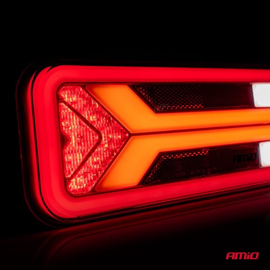 AMiO RCL-09-L Dynamische LED Achterlicht – Links Multifunctionele Vrachtwagenverlichting Aanhanger Bus Achterlamp