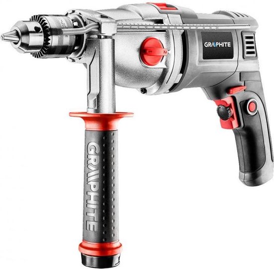 ELECTRISCHE KLOPBOORMACHINE 1050W TANDKRANS BOORKOP - GRAPHITE