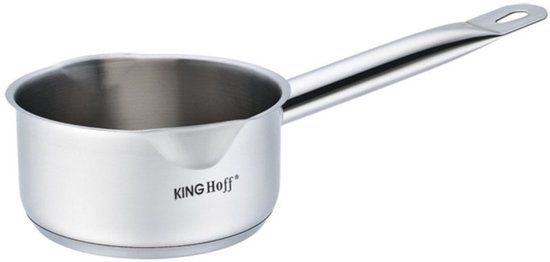 Kinghoff 1124 steelpan - Ø14 cm - rvs - alle warmtebronnen