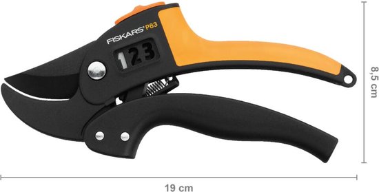 Fiskars Powerstep Snoeischaar – Takkenschaar Ø24 mm – met Aambeeld voor Hard Hout - P83