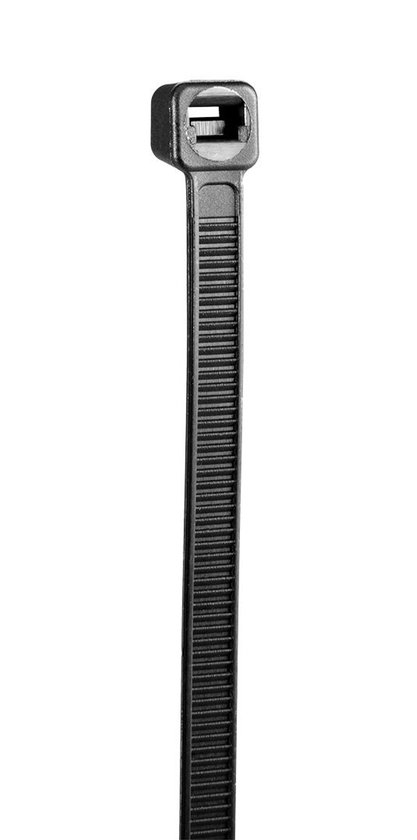 Kabelbinders / Tie-rips 3,6 x 300 mm ZWART, 100 stuks
