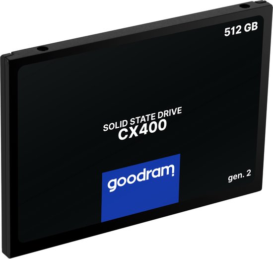Goodram CX400 Serie - SSD - 512 GB - 3D TLC NAND - SATA III
