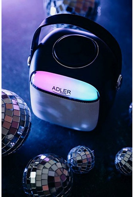 Dankzij de draagbare Bluetooth®-luidsprekers Adler AD 1199b Grijs