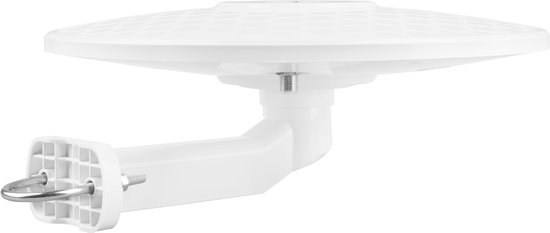 Maclean - TV antenne - DVB-T/T2 HEVC omnidirectionele antenne, actief, camper, 12V, MCTV-103 - Wit