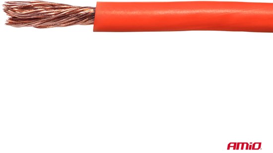 CCA-kabel rood 1x1mm2 100m 5A 12/230V