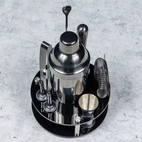 Klausberg KB-7581 - Cocktailset - 9-delig - Roestvrij Staal - Met Standaard