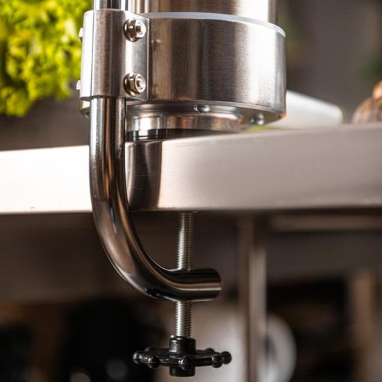 Klausberg KB-7926 Verticale Worstvuller | 3 kg Capaciteit | RVS | Met 4 Vullers | Vleesvuller | Worstmaker
