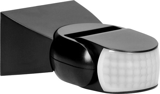 PIR Bewegingsmelder - LED bewegingssensor - Dual sensor - 180 ° / 360 ° Detectie - IP65 - Zwart