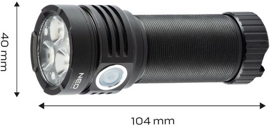 NEO 99-037 Zaklamp OSRAM P9 LED 3300lm op Accu