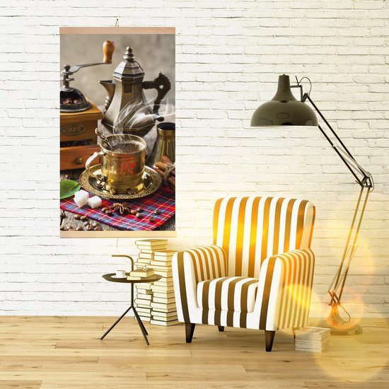 TRIO  Infraroodstraler - flexibel verwarmingspaneel 430W design 5 koffie, afmetingen 100x57cm