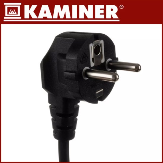 Kaminer elektrische kachel 3000W – ventilatorkachel met thermostaat, IPX4 en koelstand voor binnengebruik