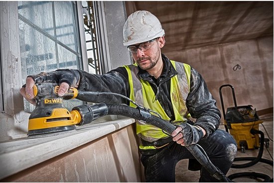 DeWalt DWE6423-QS280W Excentrische Schuurmachine- 280 W - Ø 125 mm schuuroppervlak