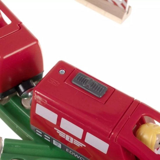 Kruzzel Houten Treinset: Stimuleer Creativiteit en Motoriek bij Kinderen