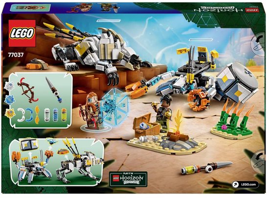 LEGO® Horizon Adventures™ Aloy en Varl vs. Shell-Walker en Sawtooth - 77037