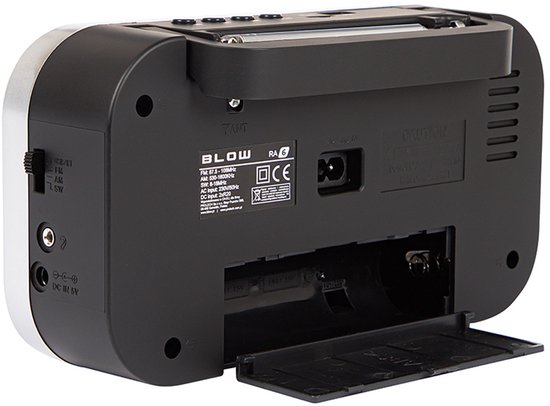 Blow - Draagbare analoge radio AM/FM RA6 batterij- en netvoeding