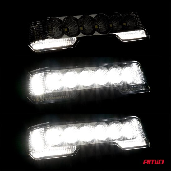 AMiO Krachtige LED-verrijlamp PRO-serie AMiO-03866 Verstraler Spot Robuust Offroad