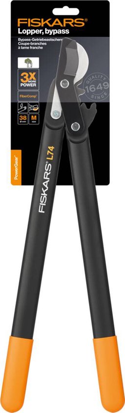Fiskars Powergear II Takkenschaar Bypass – Snoeischaar voor Takken tot Ø35 mm – 57cm – L74