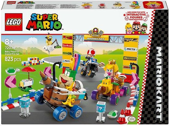 LEGO Mario Kart - Baby Peach en grand prix - 72036