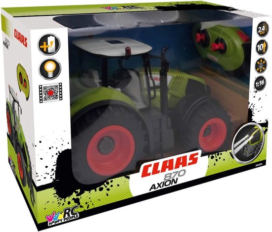Happy People Tractor radiografisch bestuurbaar Claas Axion 870 1:16