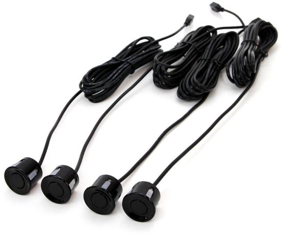 AMiO PS Parkeersensoren Set Zwart 22 mm - Multifunctionele Controlemodule