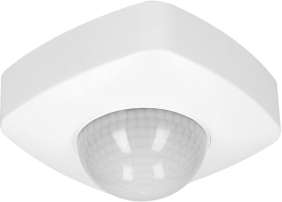 PIR Bewegingsmelder 360° – IP65 Waterdicht – Plafond Bewegingssensor Binnen & Buiten – 6 Meter Detectiebereik – Automatische Lichtschakelaar – Wit