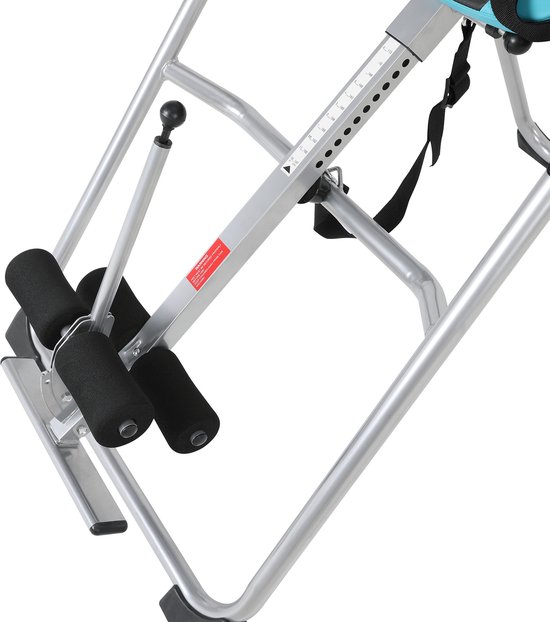 Rebel Active RBA-2009 opvouwbare inversietafel tot 130 Kg - inversiebank - verstelbaar 147 - 198 cm - zwaartekrachttrainer - rugtrainer