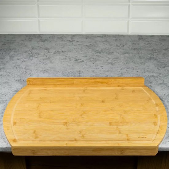 Kinghoff KH-1684 - Bamboe Snijplank - 45x33cm - Met Rant